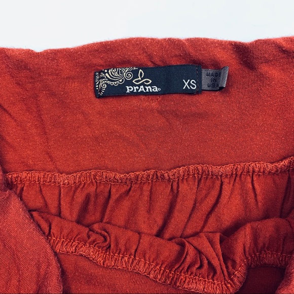 Prana Cotton Lace Crochet Skirt Rust Orange - Picture 6 of 6